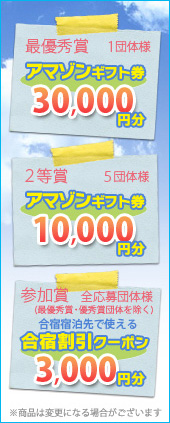 写真コンテスト賞品
