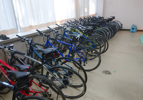 千葉県銚子スポーツタウンの自転車合宿