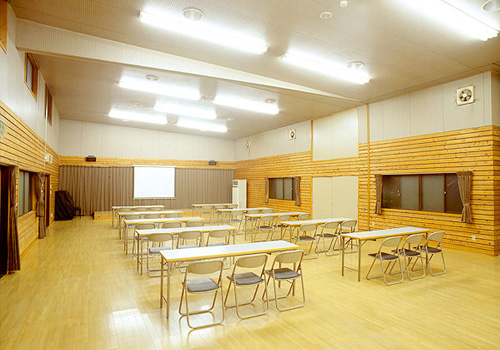 山梨県山中湖　グループインほりのやのの私有ホール「G-BOX」